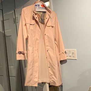 Light Pink Burberry Tess Trench Coat
